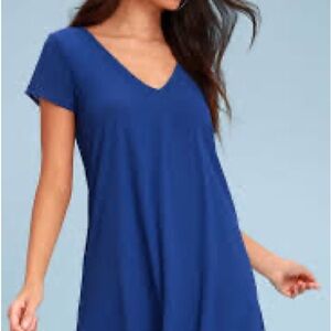 Royal Blue Lulus Shift Dress